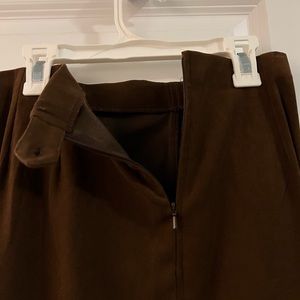 LLBean suede trousers